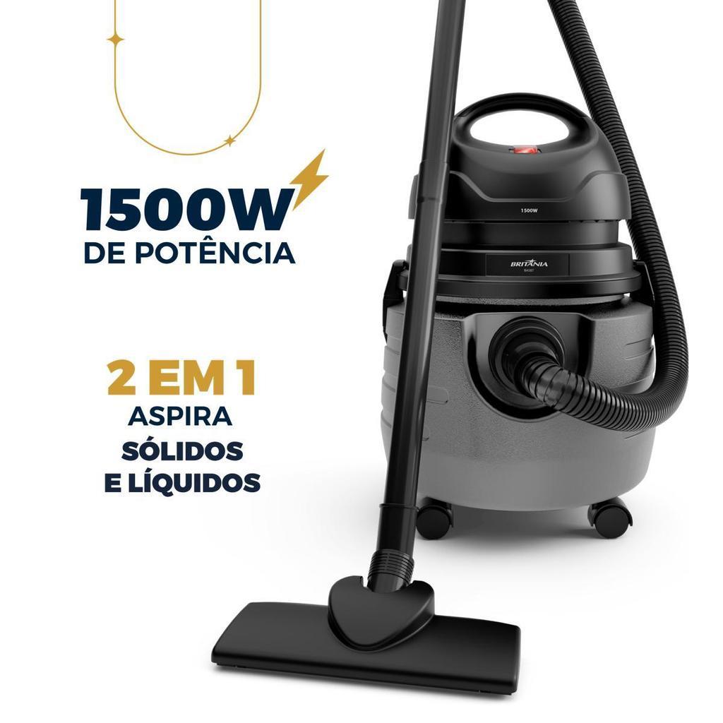 Aspirador De Pó Britânia 20L Função Sopro 1500w Bas87