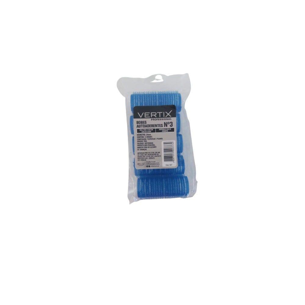 Bob Para Cabelo Vertrix Autoaderente #3 C/5un