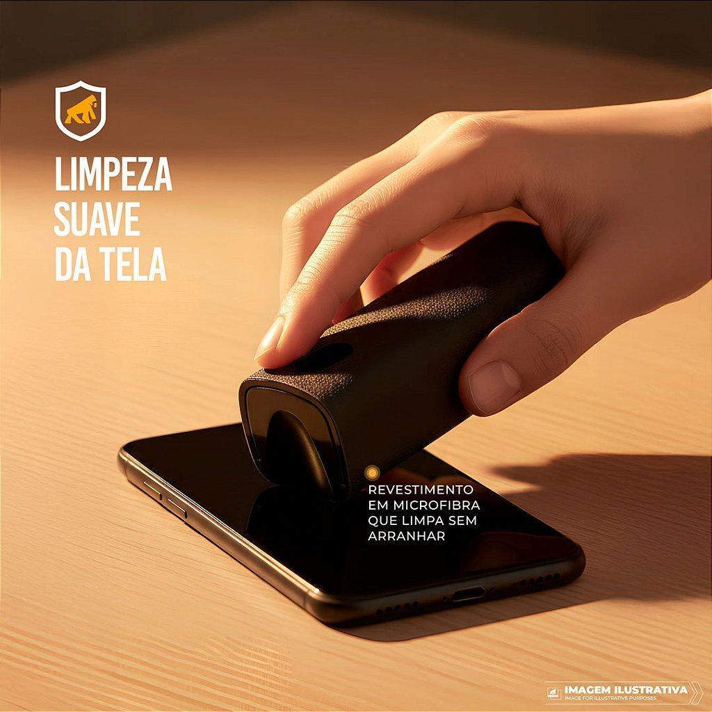 Gshield Spray Limpa Telas Flex Portátil 12ml Com Limpador Em Microfibra E Refil Reutilizável Para Limpeza De Eletrônicos