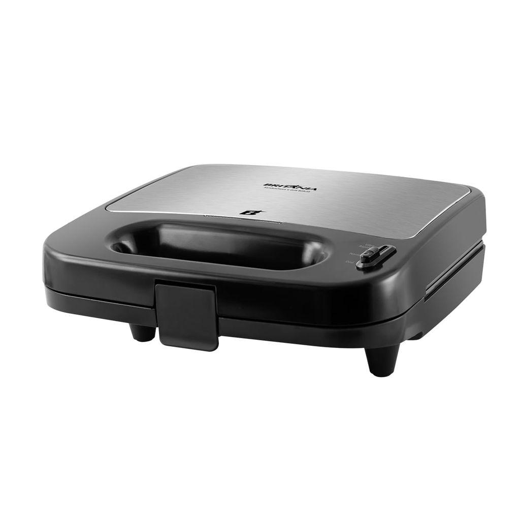 Sanduicheira E Grill Britânia Bgr20 Chapas Antiaderentes 1500w
