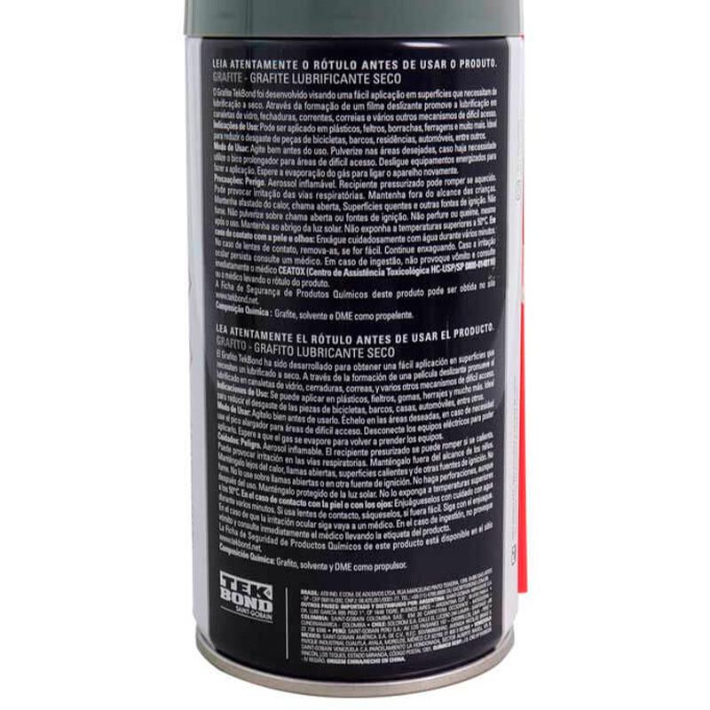 Spray Grafite Seco 200ml Tek Bond