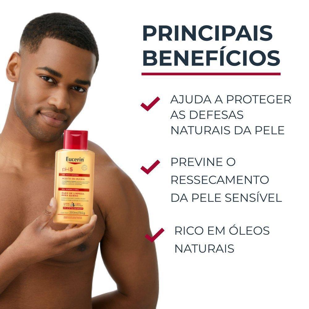 Óleo De Limpeza Para Banho Eucerin PH5 200ml