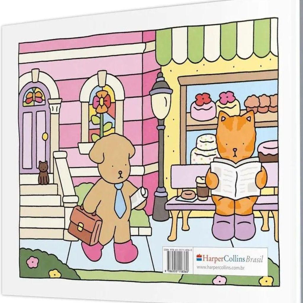 Um Dia No Trabalho Livro De Colorir Oficial Bobbie Goods