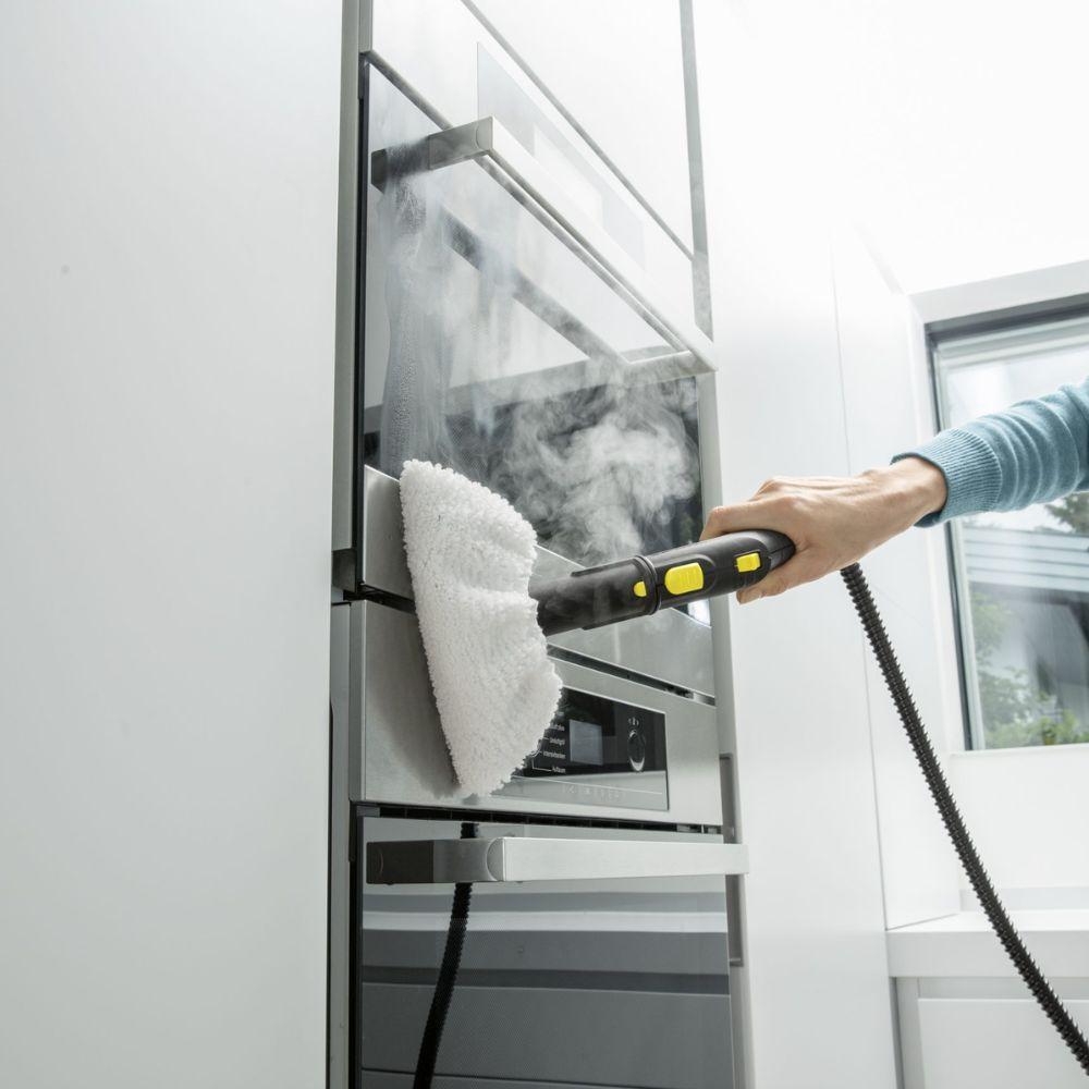 5 Panos De Algodão Para Limpadoras A Vapor Karcher Bocal Com Cerdas
