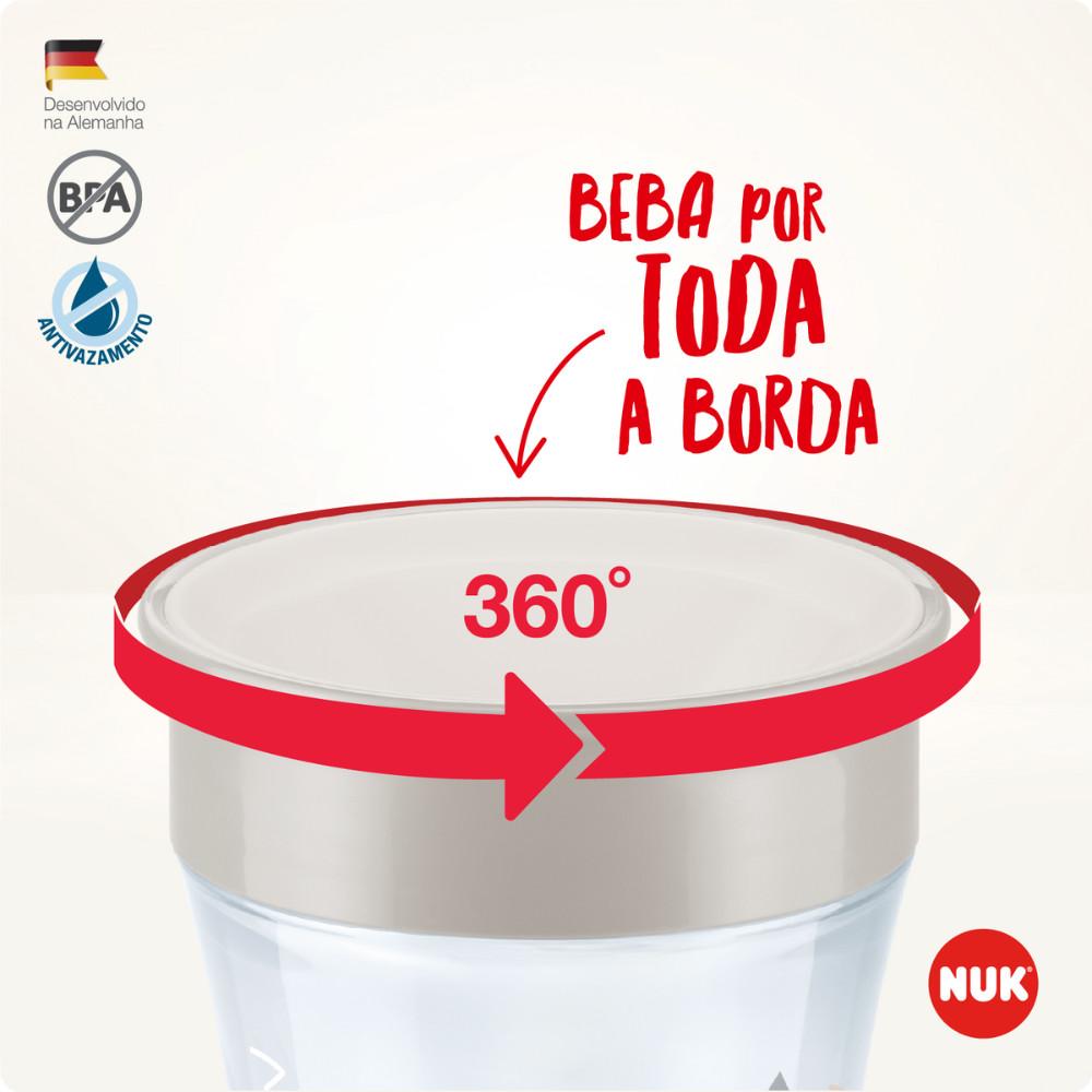 Kit 2 Copos Treinamento Infantil Magic Cup 230ml Neutro Nuk