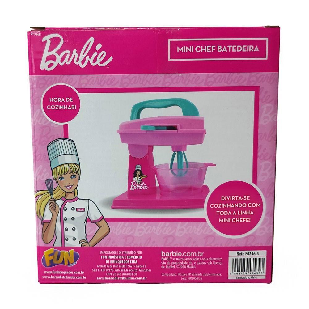 Barbie Mini Chef Batedeira - Fun Divirta-se