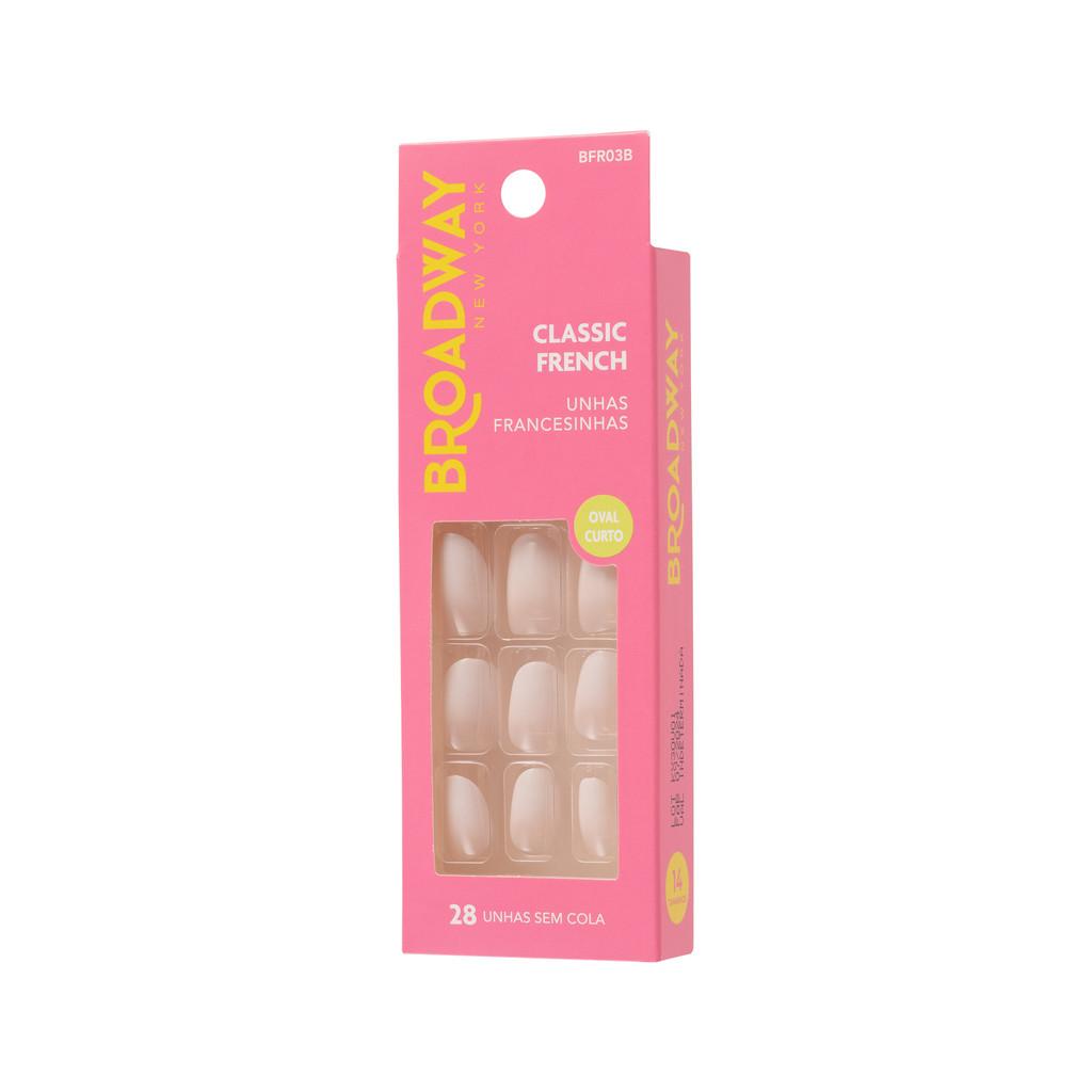 Kit Unha Francesinha Oval Curto 3 Un - Broadway New York