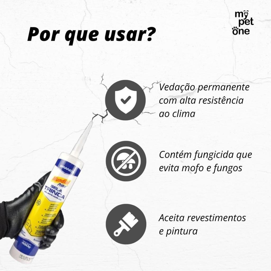 Kit 2 Sela Trinca Branco Mundial Prime - 450G