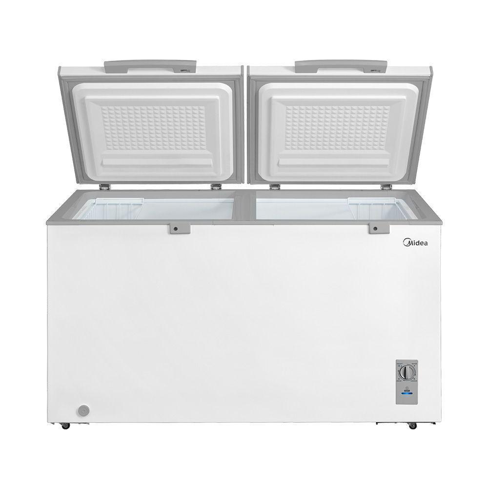Freezer Midea Horizontal 418L 2 Porta Branco Bivolt (mdrc564fzd013)