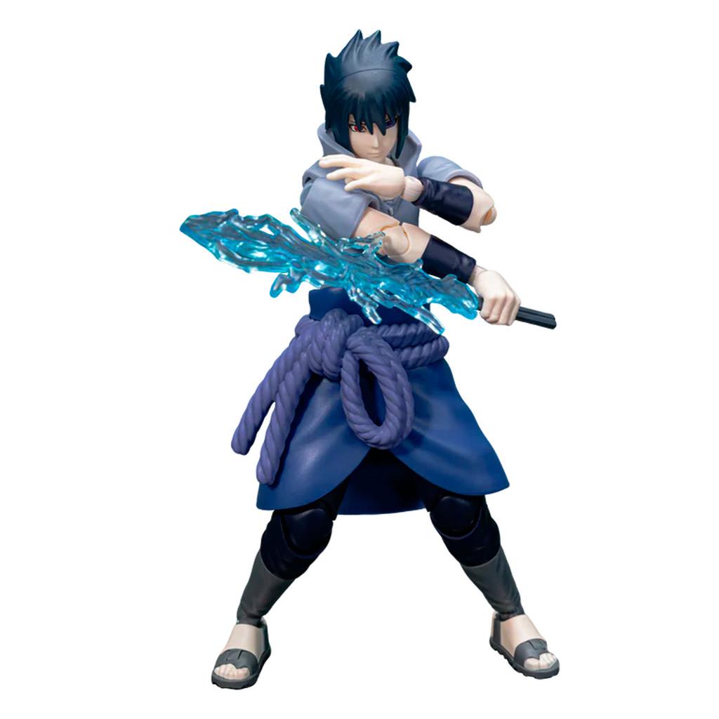 Boneco Articulado Montável Blokees Naruto Champion Class 04 Sasuke Uchiha Colecionável Model Kit