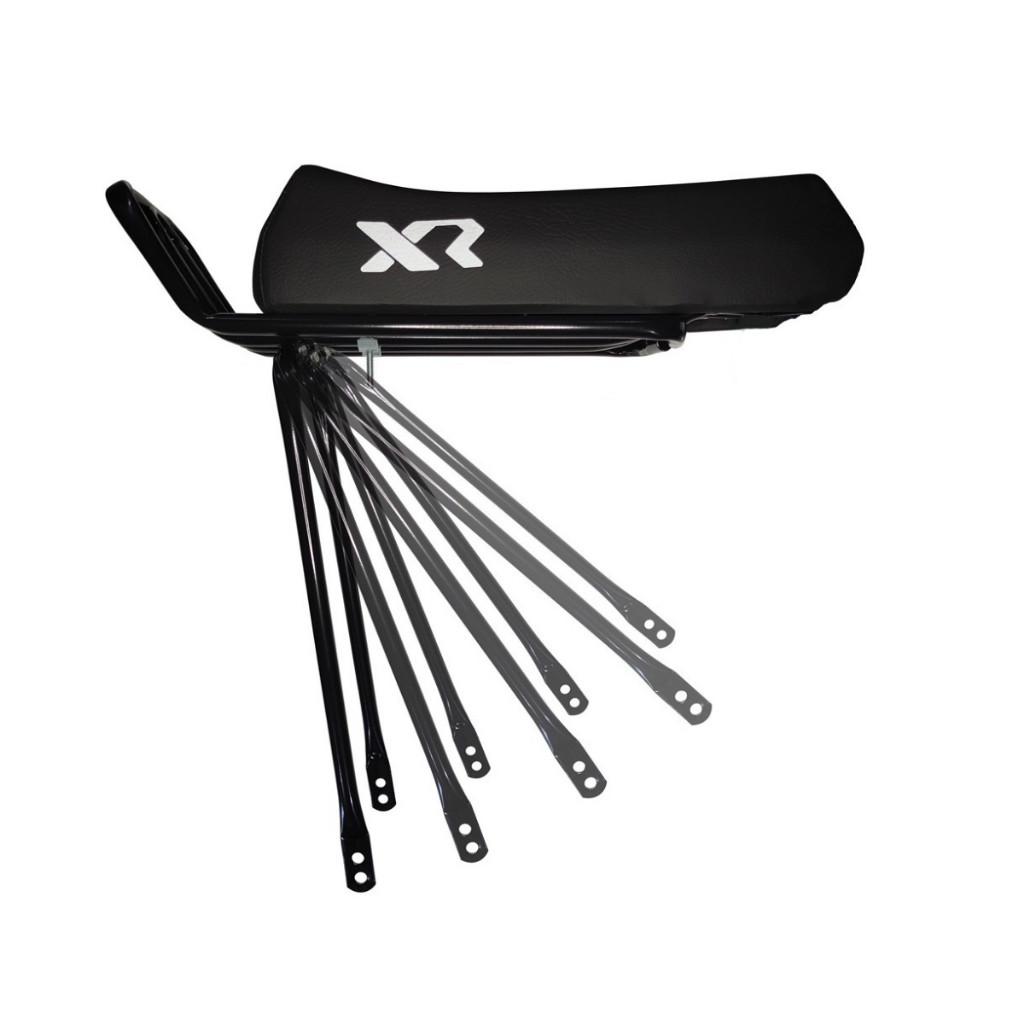 Banco Mobilete Xr/Gts Com Presilhas + Bagageiro Tubão Rabetão Articulado Para Bicicleta Bike 20 24 26