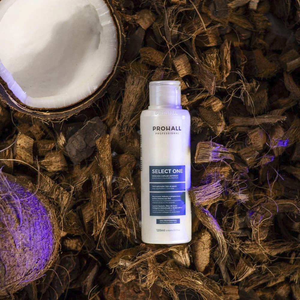 Máscara Capilar Prohall Select One Um Só Passo Progressiva Sem Formol 120ml