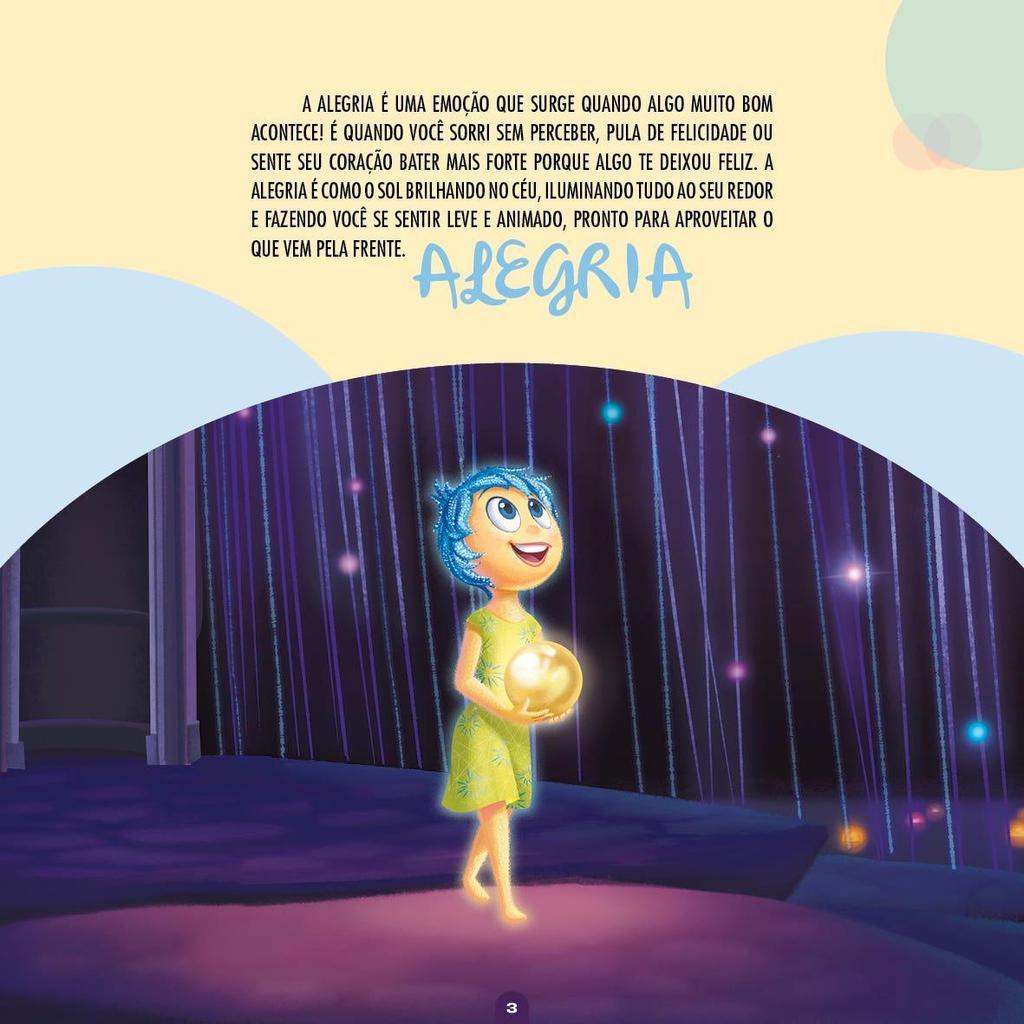 Livro Infantil Descobrindo Meus Sentimentos Divertida Mente 2 + Brinde Surpresa