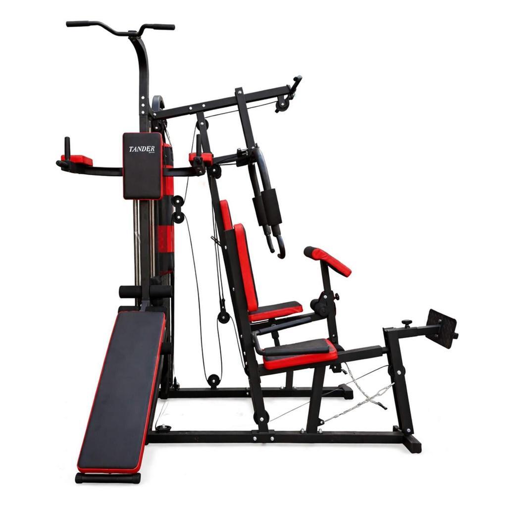 Estação De Musculação Multifuncional Com 68 Kg De Peso Aparelho Ginastica Academia