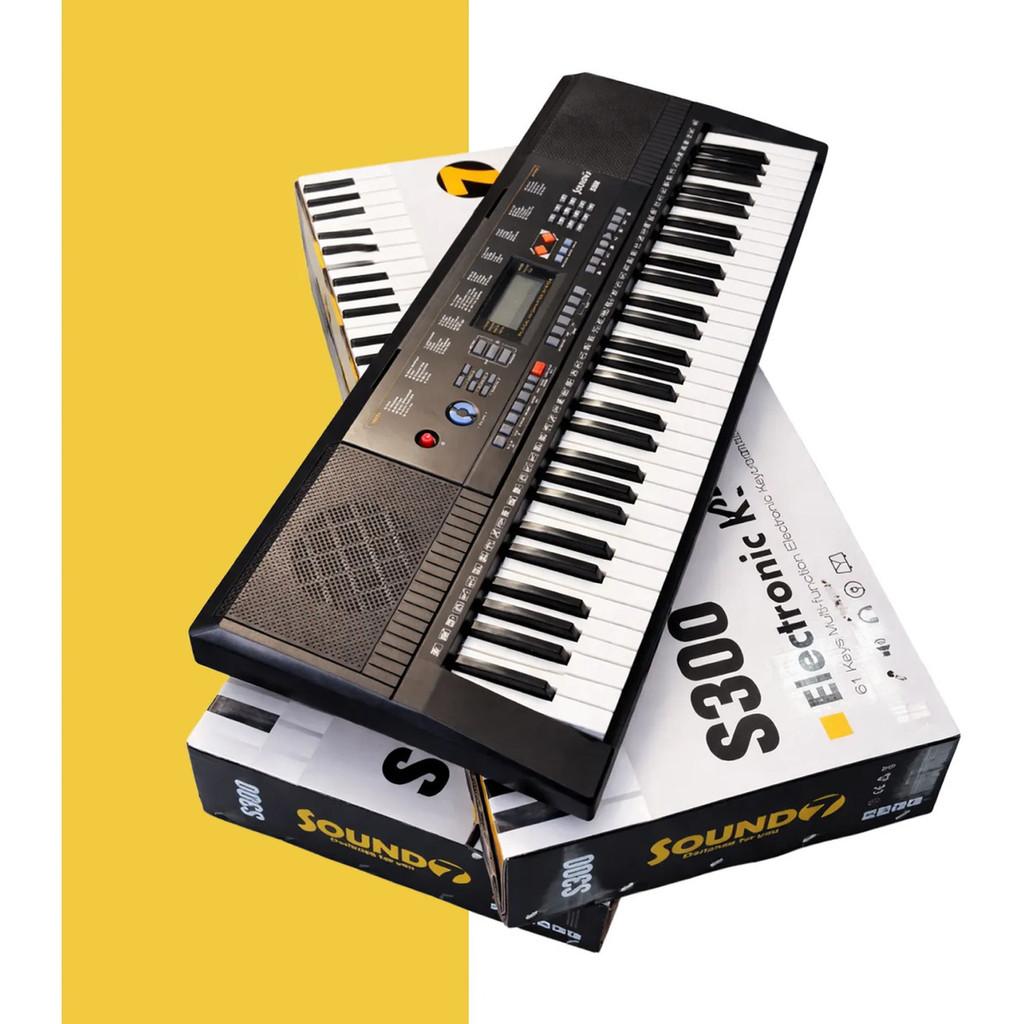 Teclado Musical Sound7 S300 New Tipo Yamaha 127/220v Preto