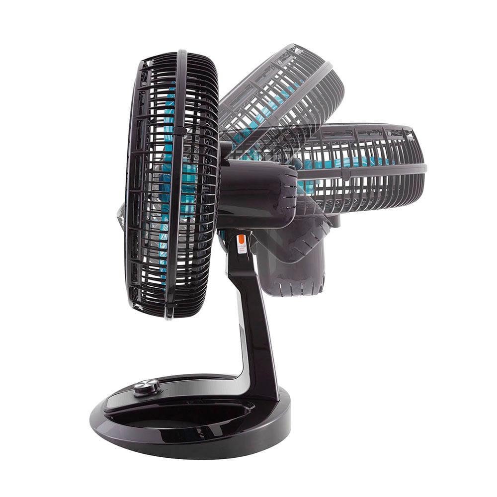 Ventilador 2 Em 1 Mesa/parede Britânia 40cm Bvt491 Maxx Force Preto 127V