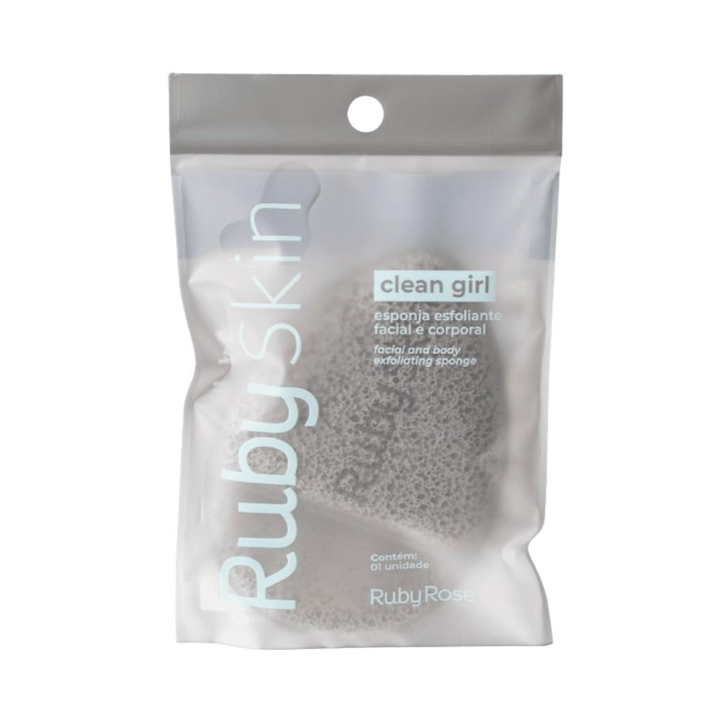 Esponja Esfoliante Facial E Corporal Puff Clean Ruby Skin - Hba7000 - Ruby Rose