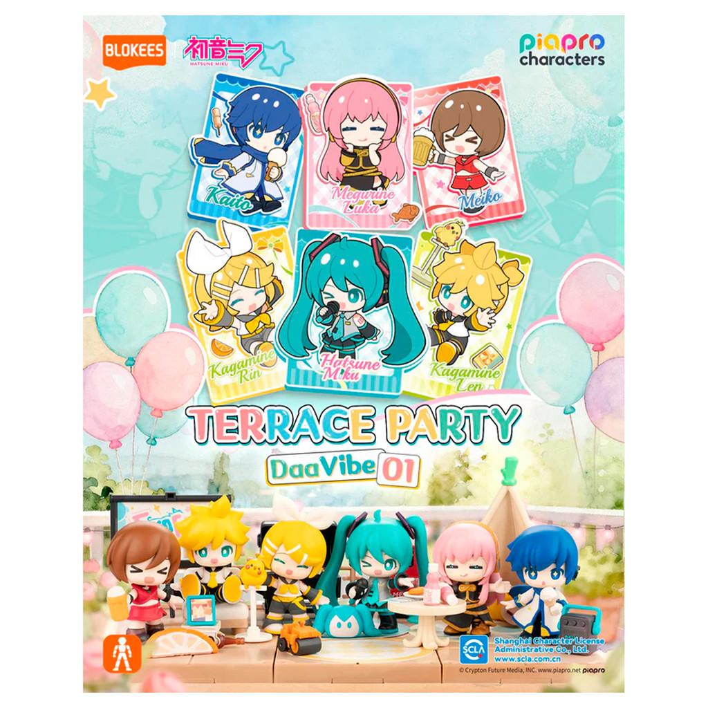 Boneco Articulado Montável Blokees Hatsune Miku Daavibe 01 Terrace Party Colecionável Model Kit