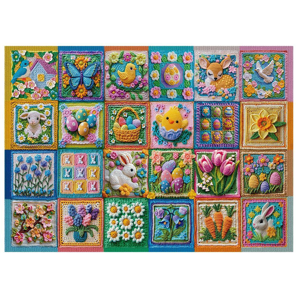 Quebra-cabeça 1000 Peças Baby Crochê