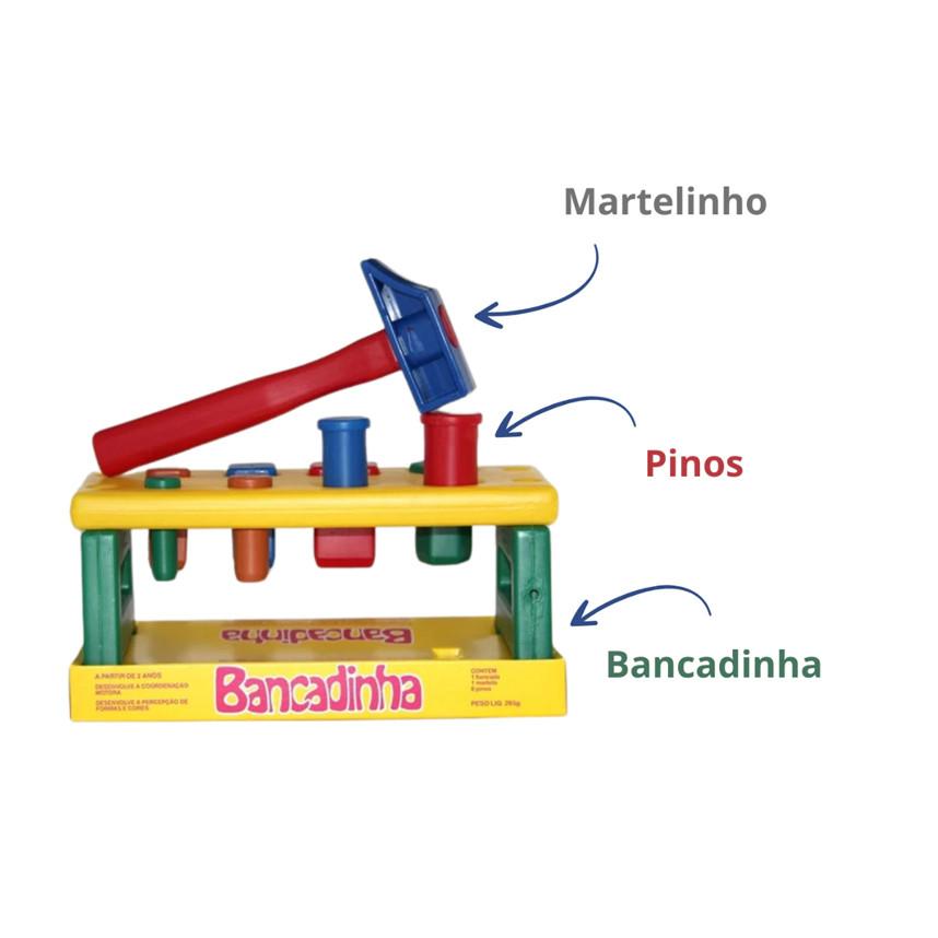 Bancadinha Brinquedo Educativo Liquiplast Colorido