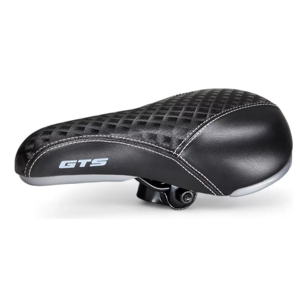 Kit Selim Banco Bike Bmx Diamond Grau Manopla Canote C/carrinho Gts Frestyle Diamond Bicicleta