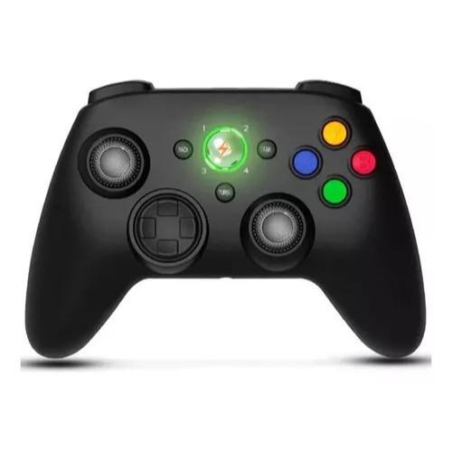 Controle Sem Fio Para Xbox 360 E Computador Recarregável Cor Preto