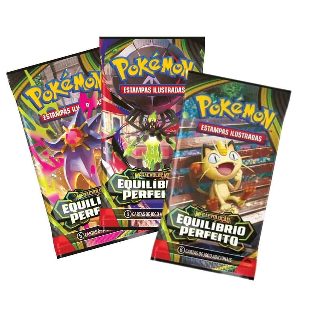 Box Pokemon Display 36 Pacotes Equílibrio Perfeito Mega Evolução 3.0 Copag