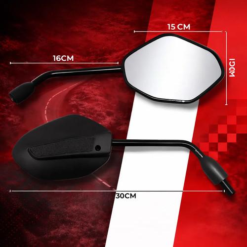 Par Retrovisor Moto Compativel Com Honda Titan Start Fan Cg 125 150 160