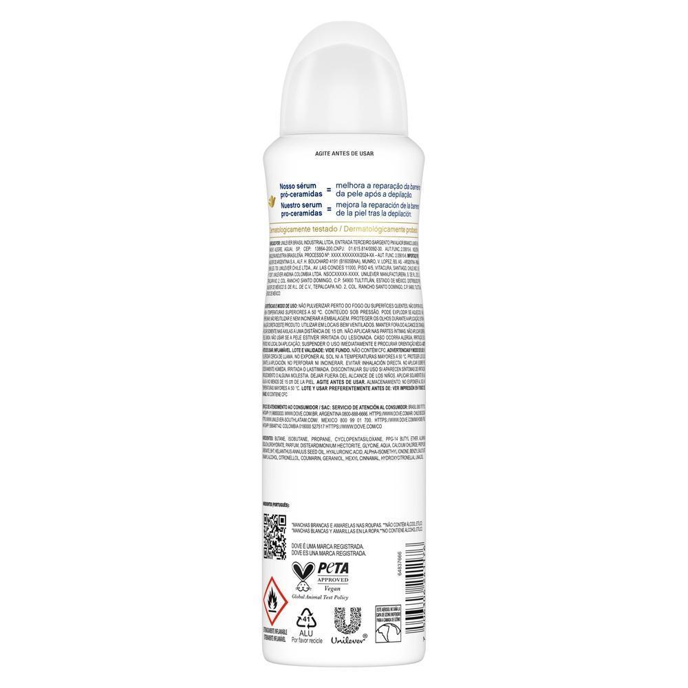 Desodorante Antitranspirante Aerossol Dove Invisible Care 150ml