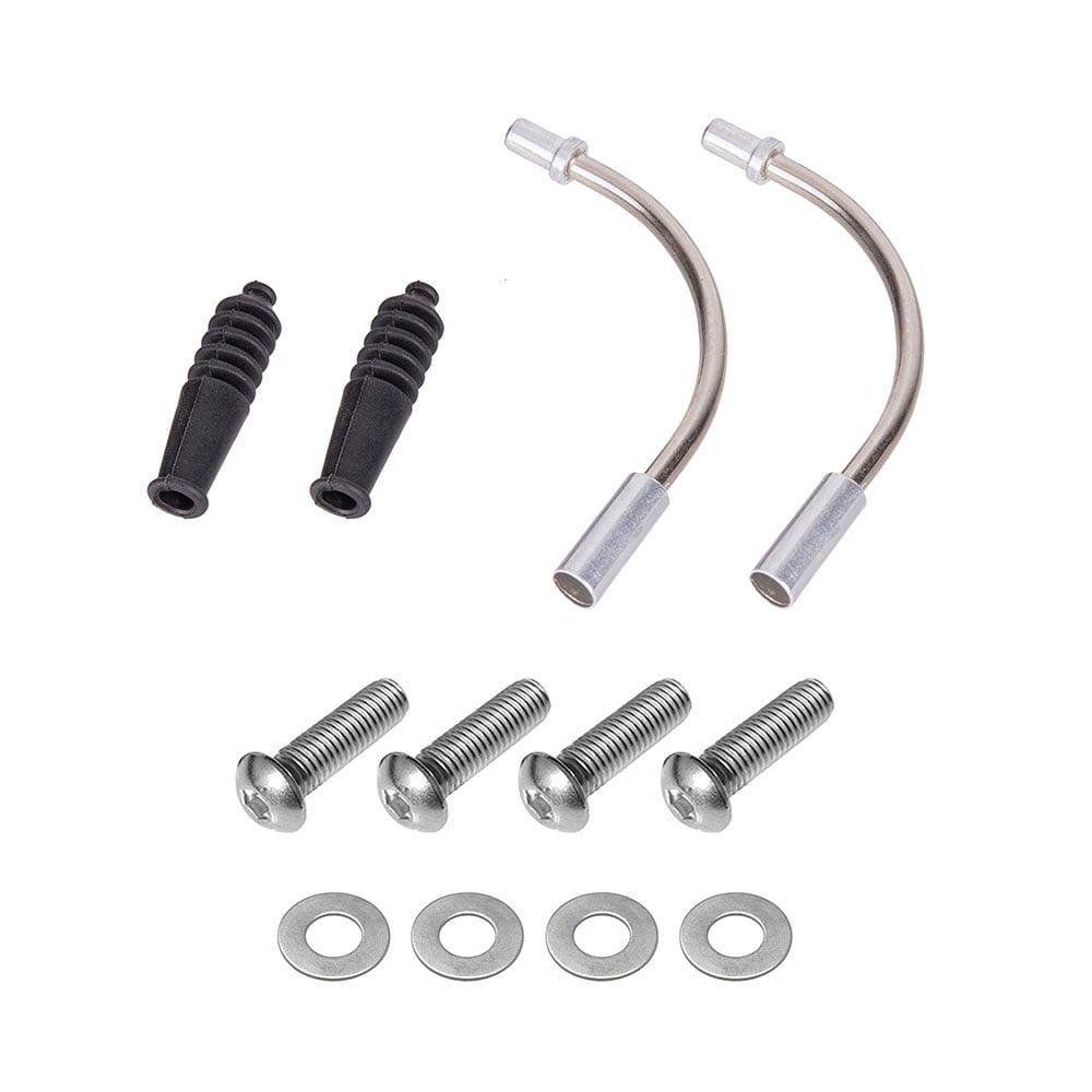 Freio V-brake Gta Alumínio Polido Sapata Orbital 60mm