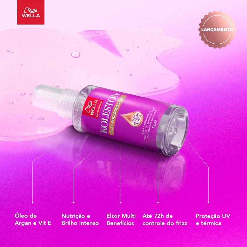 Wella Koleston Poderoso 9 Em 1 - Óleo Capilar 100ml
