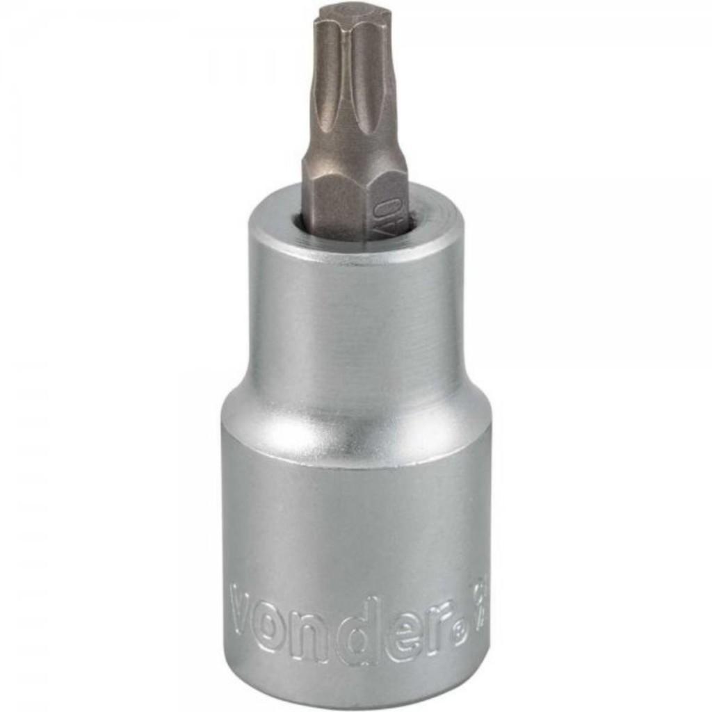 Soquete Hexalobular Encaixe 1/2 T40 Vonder