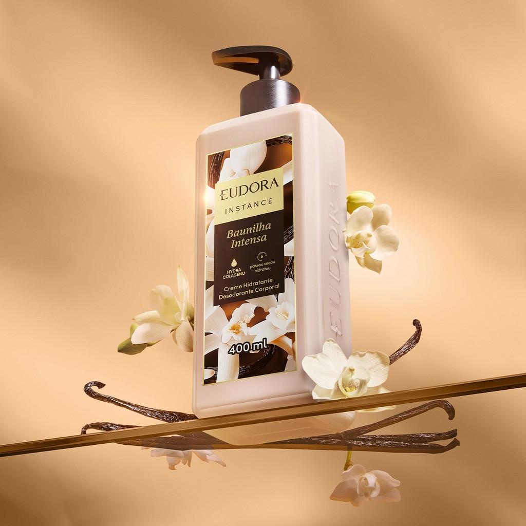 Eudora Instance Baunilha Intensa Creme Hidratante Desodorante Corporal 400ml