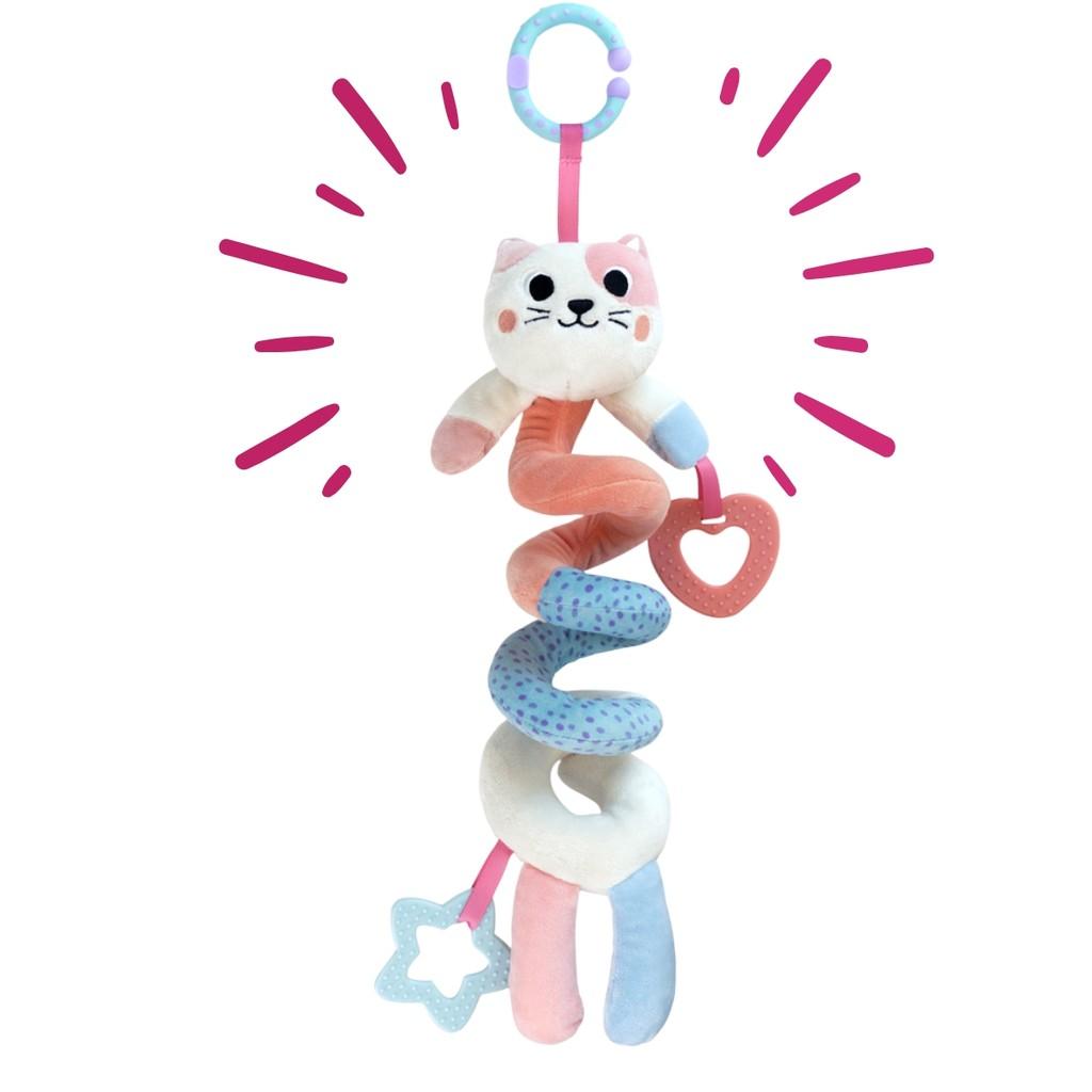 Mola De Atividades Rosa Chocalho Bubazoo Gato 22192 - Buba