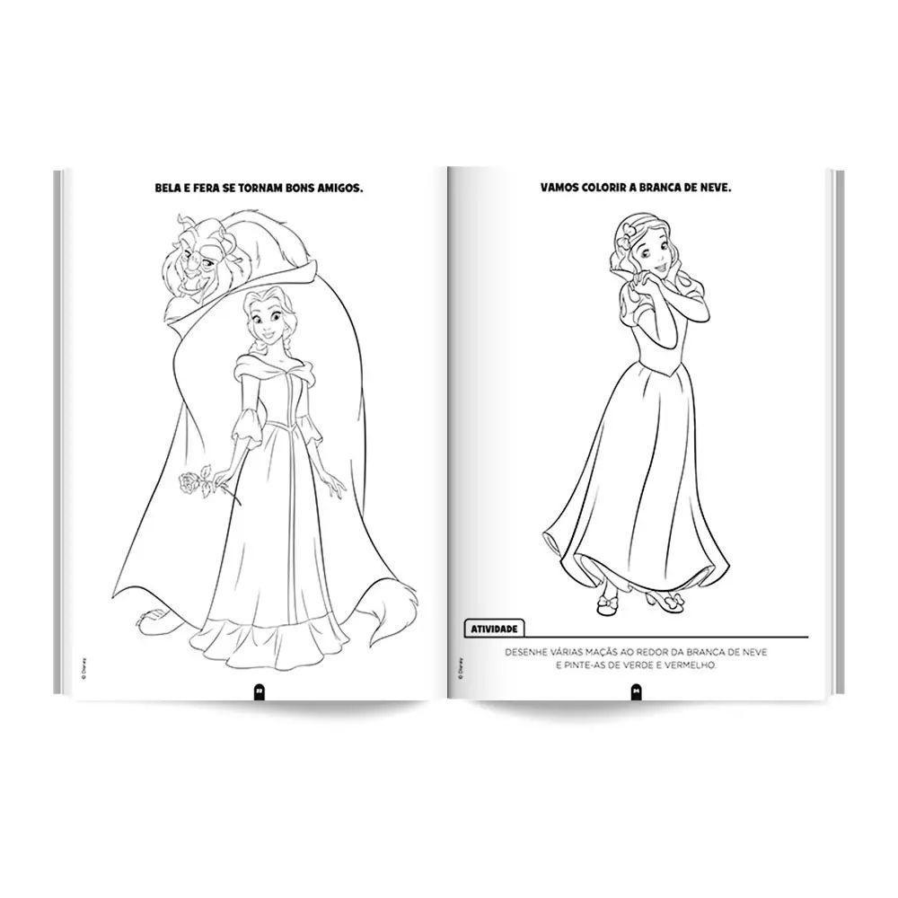 100 Páginas Para Colorir Disney - Princesas
