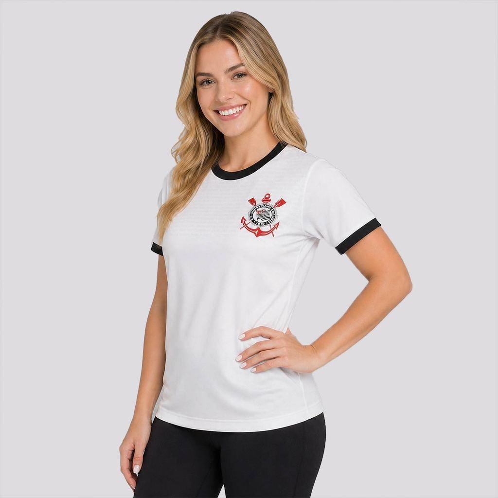 Camisa Corinthians Lumina Feminina Branca 9 Yuri Alberto