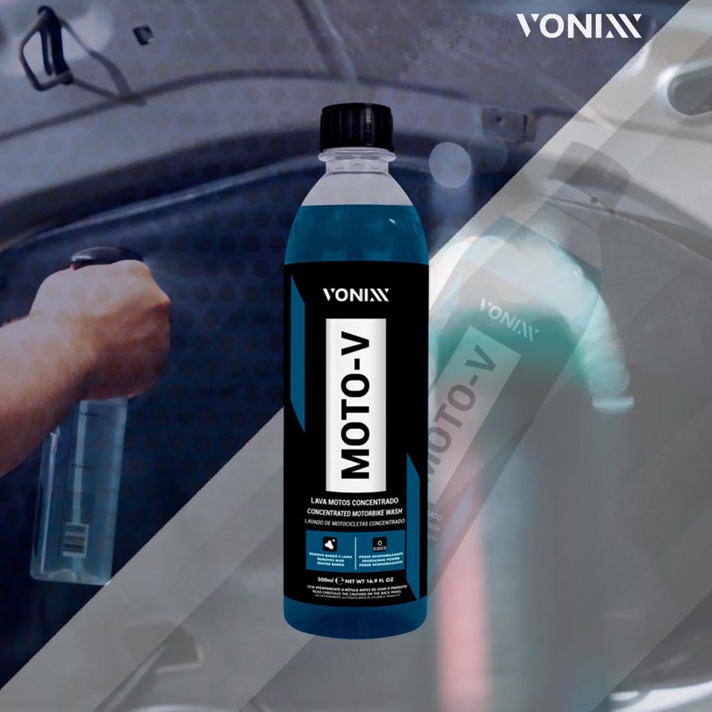 Vonixx Moto-v 500ml Shampoo Concentrado Lavagem Pesada Desengraxante