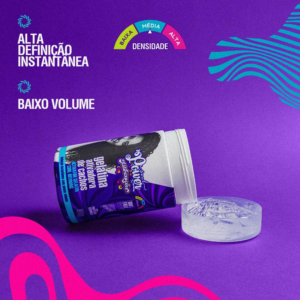 Gelatina Ativadora De Cachos Texturizações Soul Power - Finalização Com Gelatina - 800g