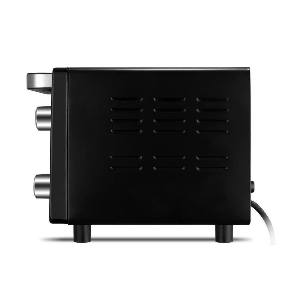 Forno Elétrico De Bancada Britânia Bfe11 10L 1050w Com Termostato E Timer Preto 220V