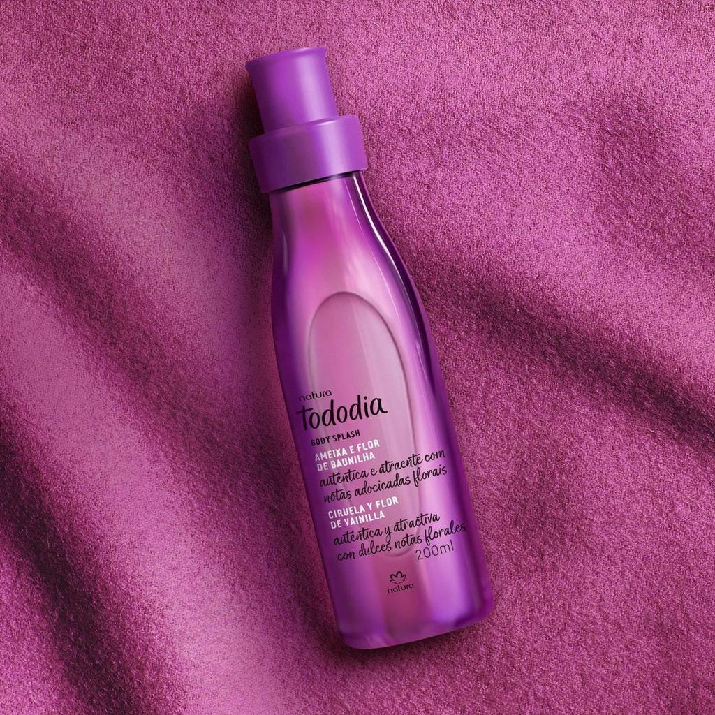 Body Splash Tododia Ameixa E Flor De Baunilha Feminino 200ml