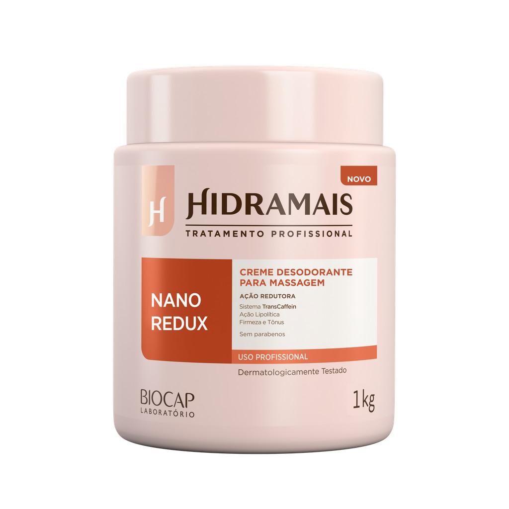 Creme Para Massagem Nano Redux 1 Kg Ação Lipolítica