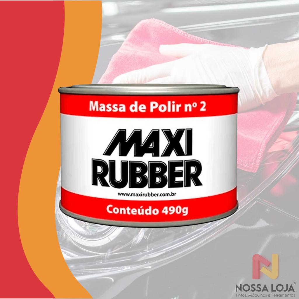 Massa Para Polir N 2 Maxi Rubber 490gr