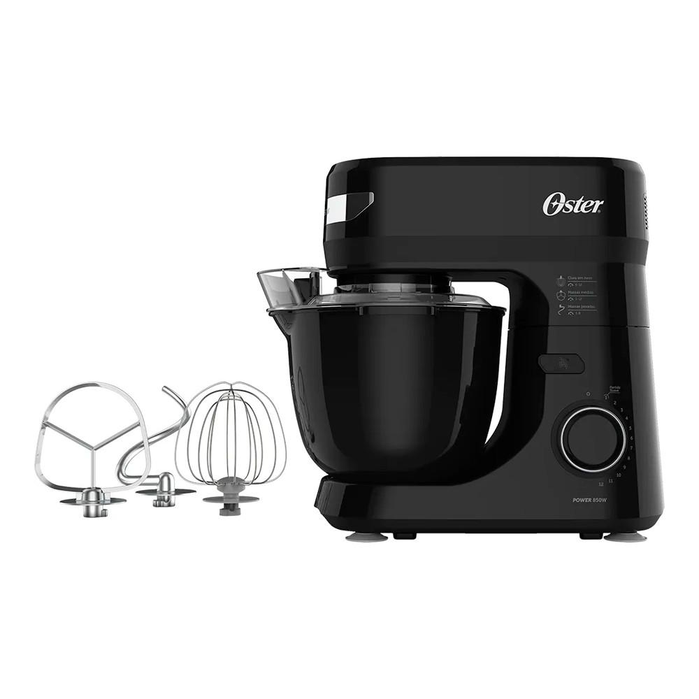 Batedeira Planetária Oster Black Lll Power 850w 4 Litros Preta - 220v
