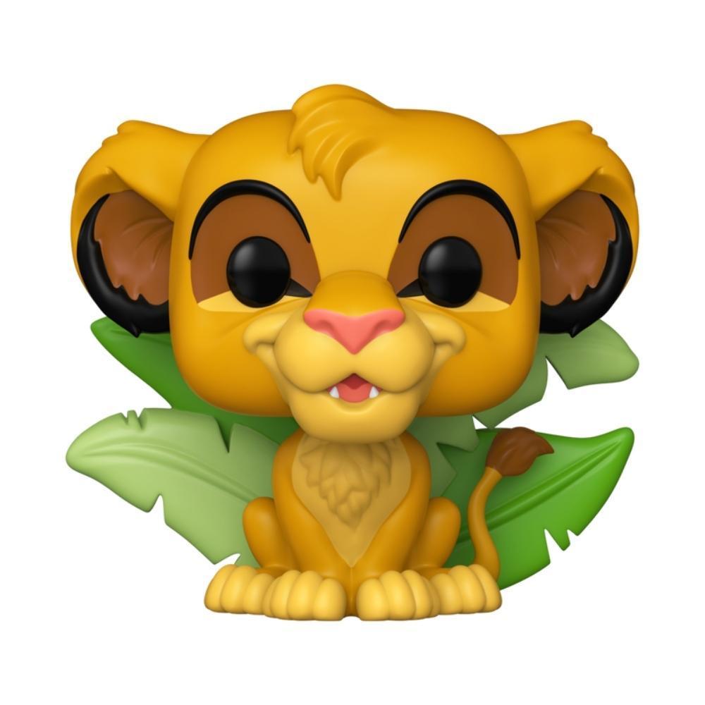 Boneco Funko Pop Exclusivo Disney O Rei Leão Simba C Folhas