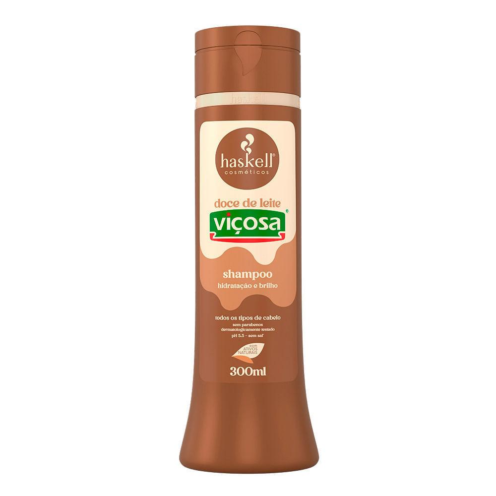 Shampoo Haskell Doce De Leite Viçosa Hidratação E Brilho 300ml