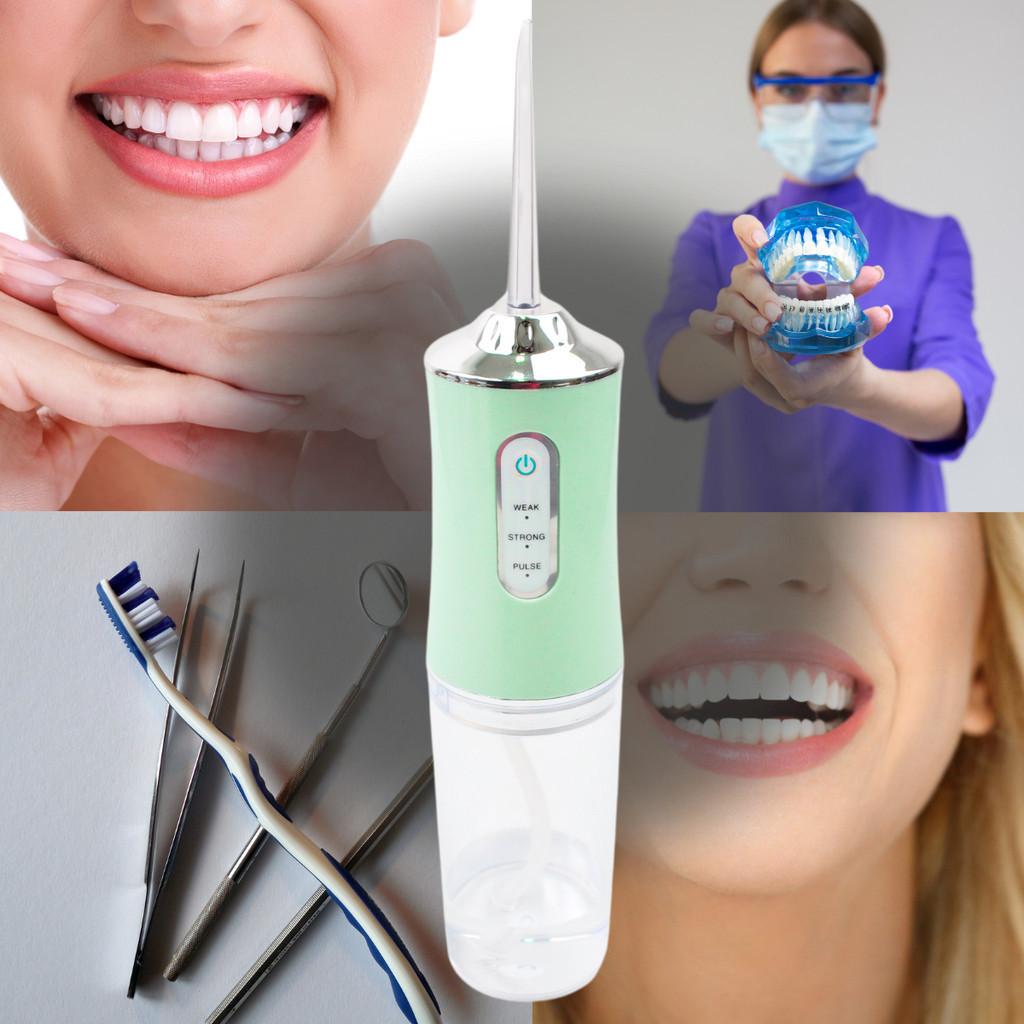 Irrigador Bucal Elétrico Portátil 3 Modos Limpeza Dental Profunda Recarregável
