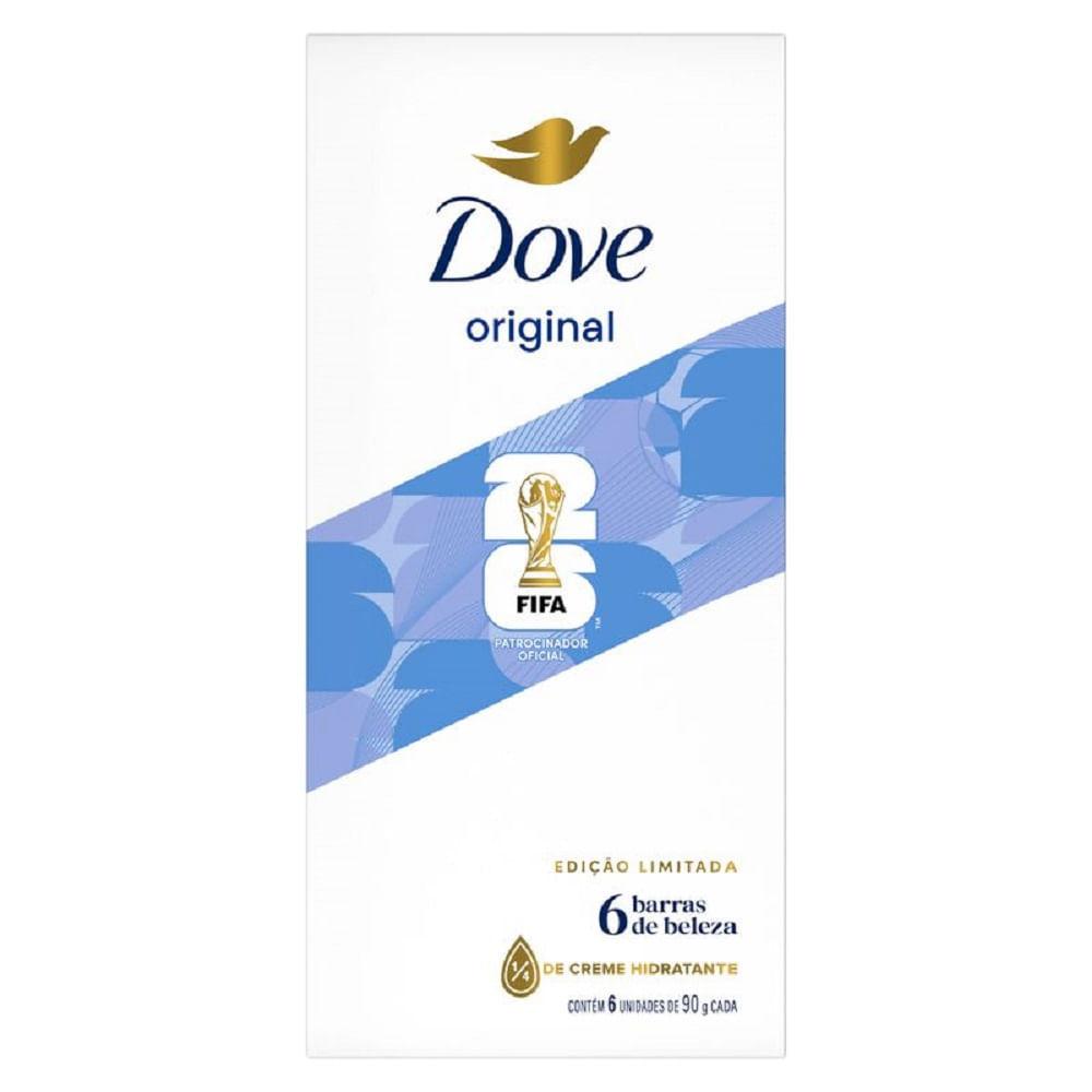 Sabonete Em Barra Dove Original 6 Unidades De 90g