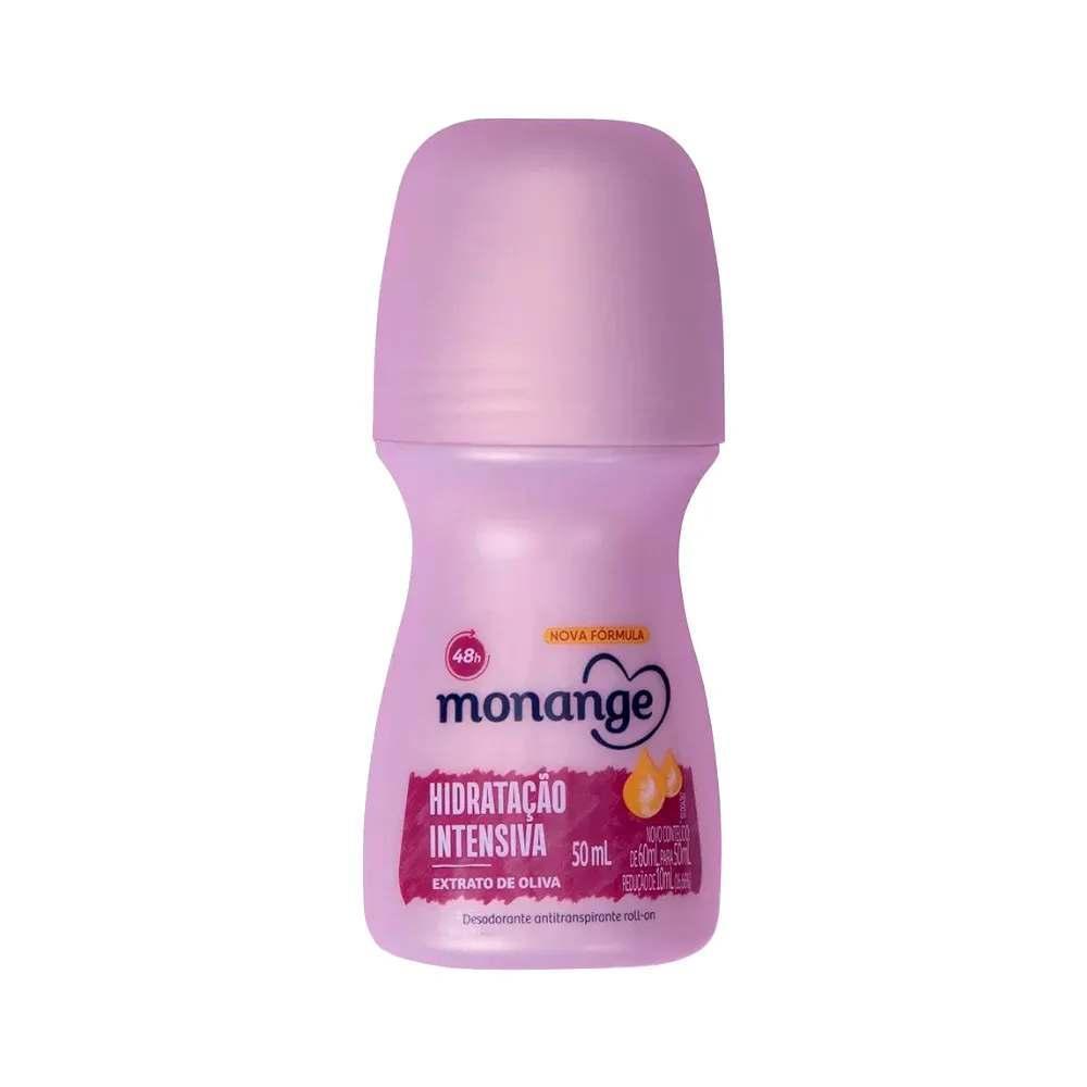 Kit 2 Desodorante Monange Roll On Hidratação 50ml