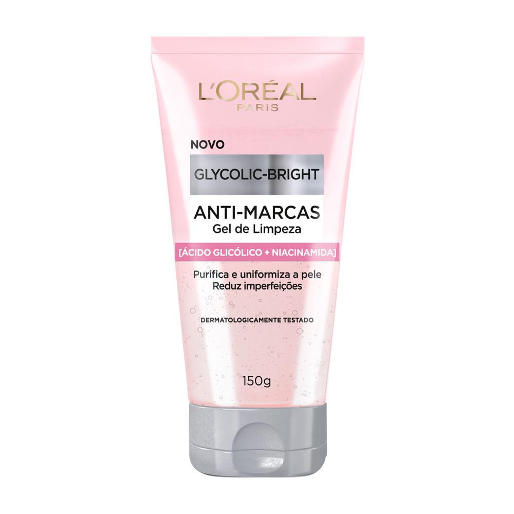 Gel De Limpeza L Oréal Paris Glycolic Bright Anti-marcas 150g