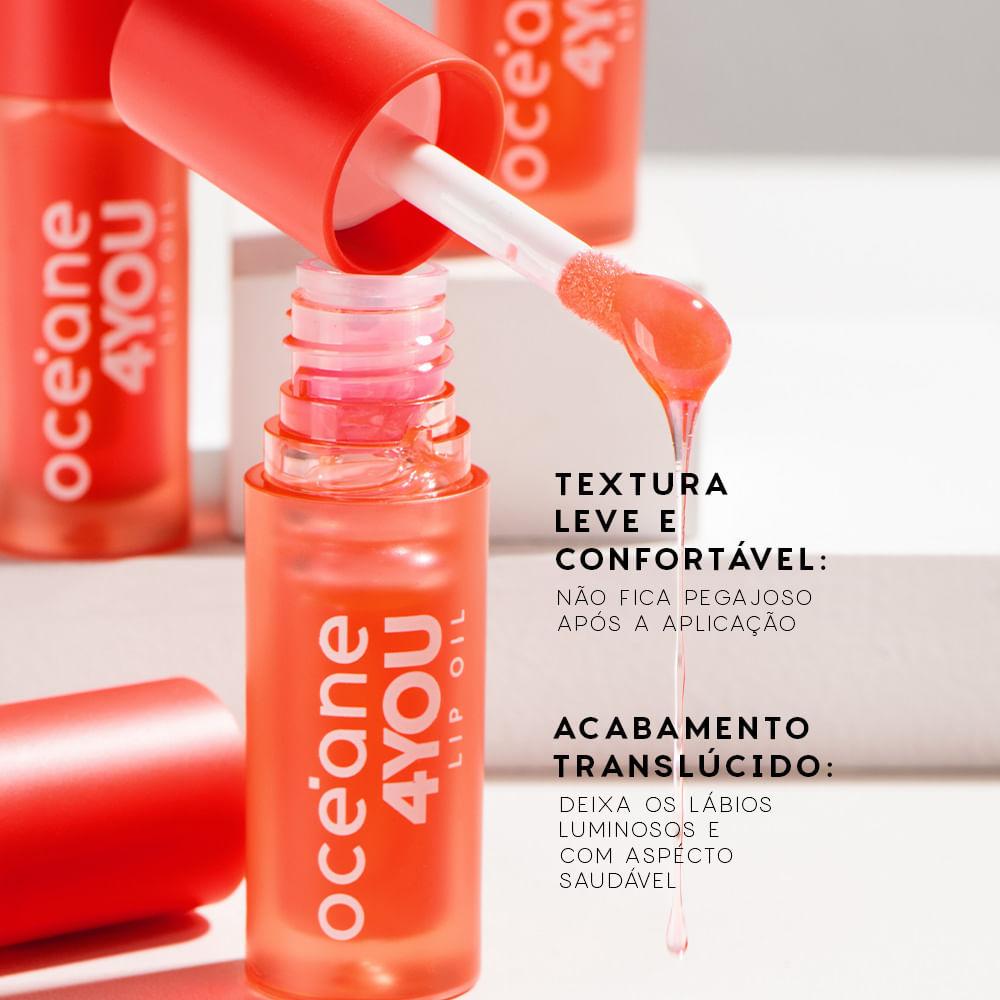 Kit Mini Lip Oil + Mini Blush Cremoso + Mini Daily Makeup (3 Produtos)